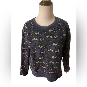 Althleta Animal Print Crewneck Sweater — Size M